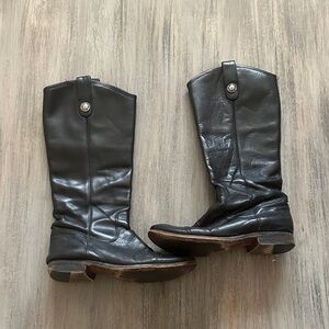 The Frye Company Black Leather Boots